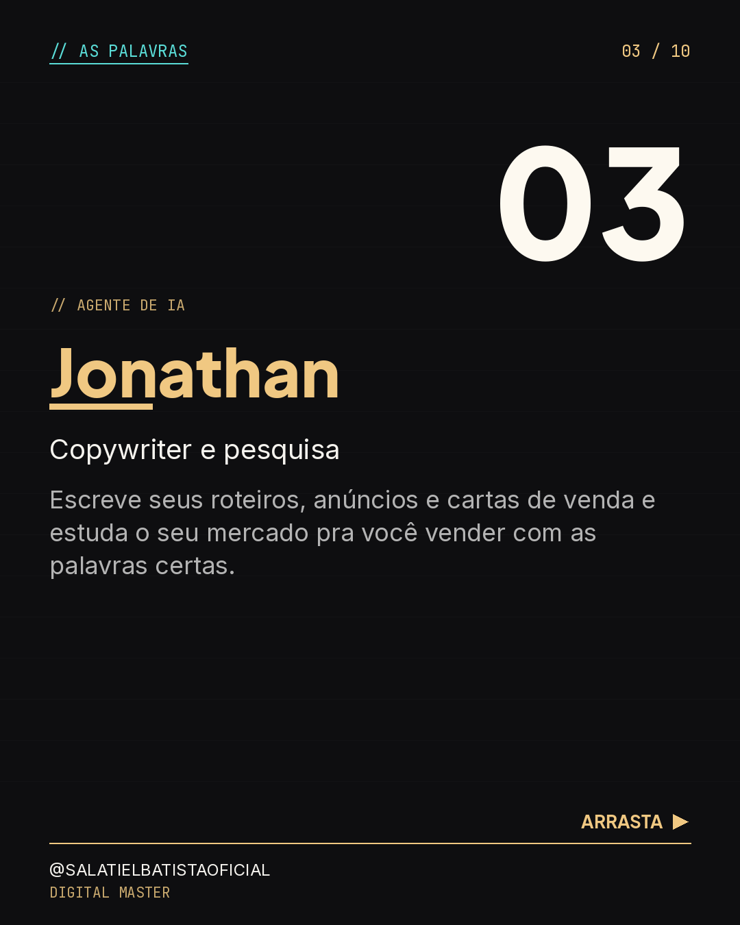 Card produzido pela Maia